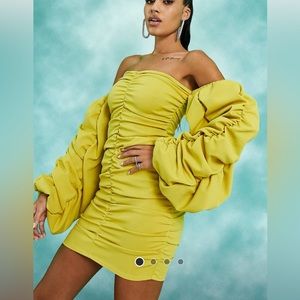 ASOS Ruched Mini Dress - Size 6